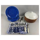 Anacapa Flatware, Blue Tin Dishes, & More