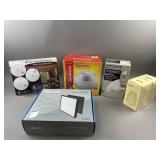 NIB Home Goods, Smoke Alarms, Hepa Filters