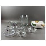 (2) Rosenthal Hexagon Crystal Bowls & More