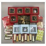 NIB Waterford, Wedgwood Ornaments & More