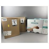 Clothing Garment Racks & Martha Stewart Pillow