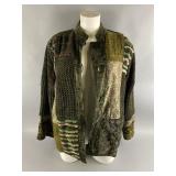Vintage Flashback Chenille Patchwork Blazer
