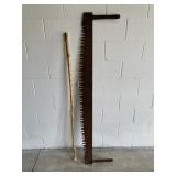 Antique Two-man Crosscut Saw & More
