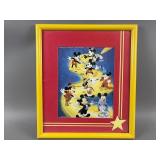 Vintage Framed Poster Mickey Through the Years