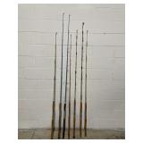 Lot of Mixed Vintage Fishing Rods