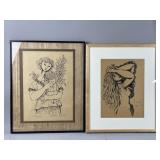 Framed/Signed Lithograph by Fletcher Martin & More