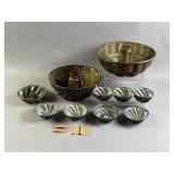 Rare Antq Kugel Hupt Cake Molds 1887