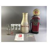 Vtg Marksman Gas Pump Radio & More