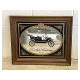 Vtg Ford Motor Co. Model T Adv. Bar Mirror Sign