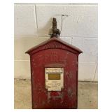 Vintage Cast Iron Gamewell Company Fire Alarm Box
