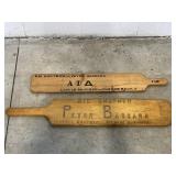 Vtg Big Brother-Little Brother Pledge Paddles