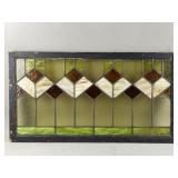 Arts & Crafts Style Stained Glass Window