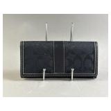 Coach Black Signature Wallet