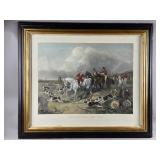 Hand Colored Engraving The Find By J.F.Herring