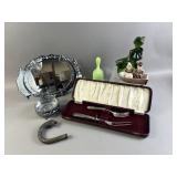 Antq Fish Serving Set, Table Mirror, & More
