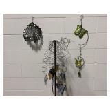Outdoor  Yard Metal & Glass Art & Chimes