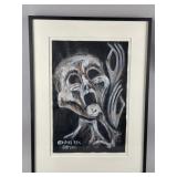 Framed/Signed Art Piece Oedipus Rex Suppliant
