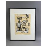 Framed/Signed/# Fletcher Martin Prints