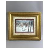 Signed/Framed Original Watercolor Painting