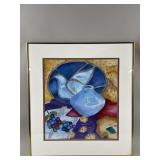 Framed/Signed Watercolor Painting by R. Paulus