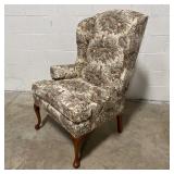 Quilted Wildlife Themed Winged Back Chair