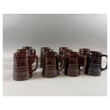 (11) Vintage  Marcrest Stoneware Beer Mugs