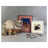 Hand-Painted Ceramic Cat Dishes & More