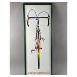 Vtg John D. Wibberly Cycle Art Lithograph Print