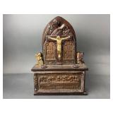 Antique Wooden Crucifix on Base