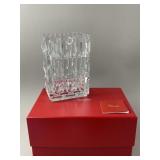 Baccarat Louxor Crystal Rectangular Vase