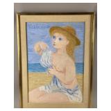 Framed/Signed Artwork by Martin Fletcher