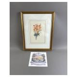 Framed/Signed Original Watercolor Painting