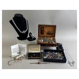 Art Deco Bracelet, Pearl Jewelry, Earrings, & More