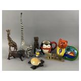 Lot of Animal Figurines & More