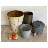 Vintage Eagle Steel Gasoline Can & More