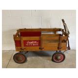 Vintage Gendron Heavy Duty Wood Pulley Wagon