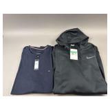 NWT Tommy Hilfiger Tee & Nike Hoodie