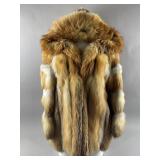 Vtg  Womenï¿½s Rich Furs Dittrich Red Fox Fur Coat