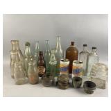 Antique Glass Bottles & More