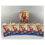 (6) Vintage Bear Push Phones