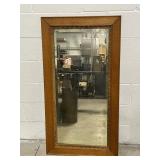 Antq 19th-Century Northern European Guilt Mirror
