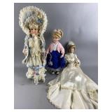 Vintage Porcelain Doll Lot