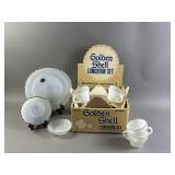 Vtg Anchor Hocking Luncheon Set