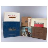 Antique Cigar Boxes & Trivial Pursuit Game