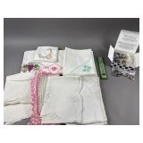 Vintage Buttons, Embroidered Napkins, And More