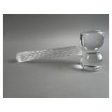 Vintage Val St Lambert Signed Crystal Gavel
