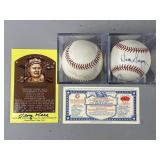 Signed Dave Bergman & Mickey Lolich B-Balls & More