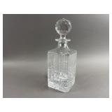Tiffany & Co Lead Crystal Decanter "Plaidï¿½ï¿½Pattern