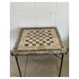 Vintage Samson Cardboard Folding Game Table