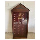 Antique BBB Pipe Display Shadow Box Display